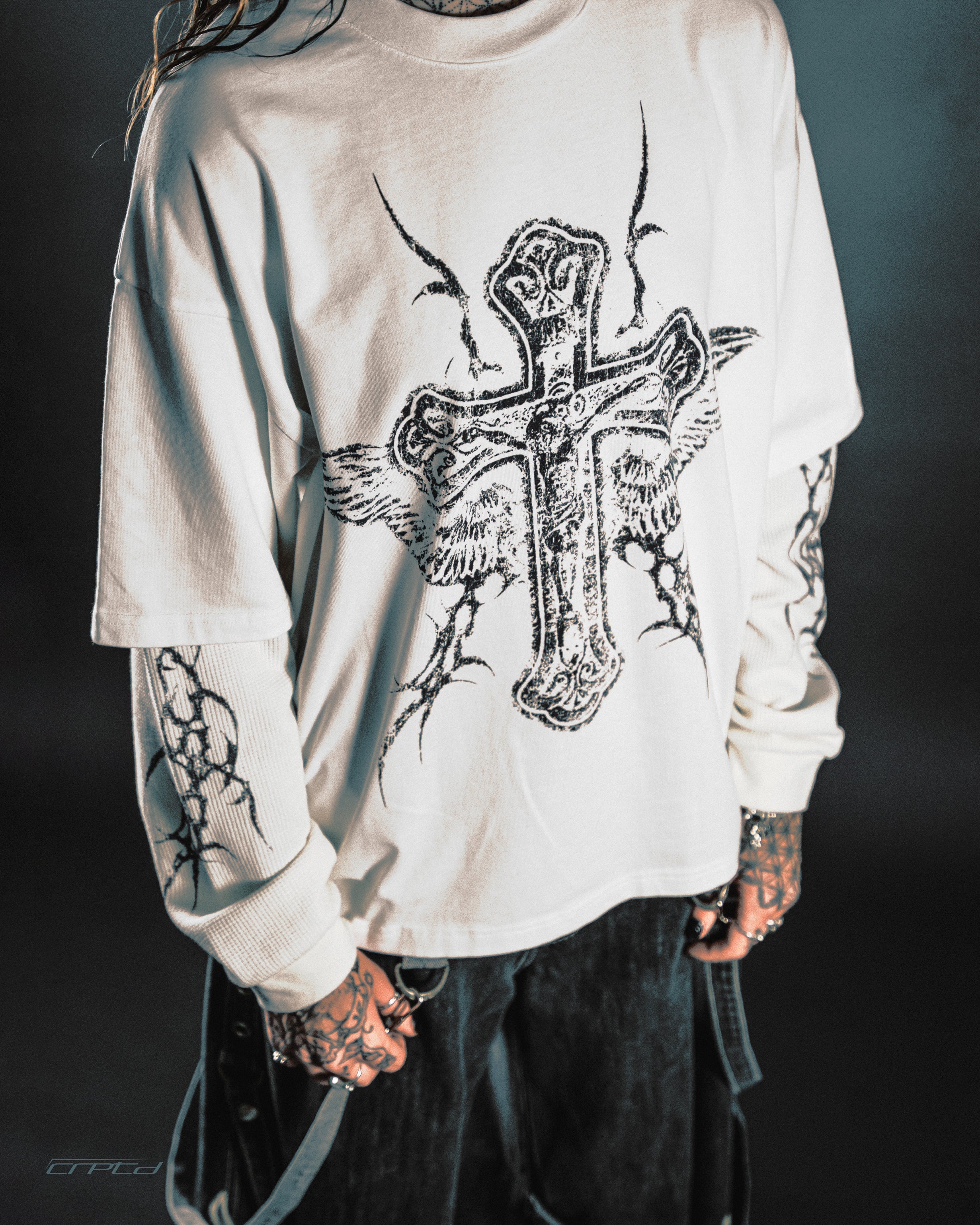 CRUCIFIXION DOUBLE-LAYER (WHITE)