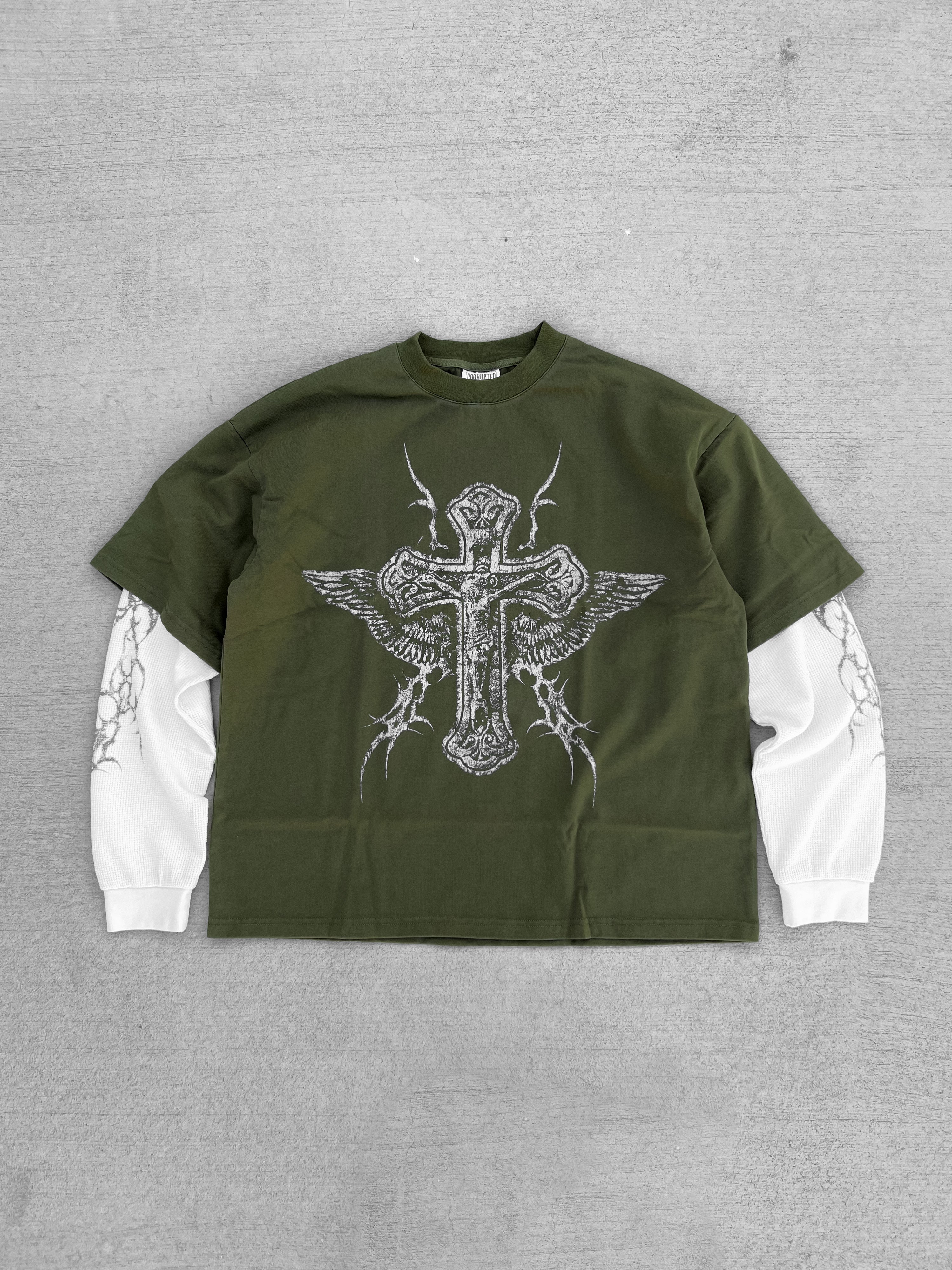 CRUCIFIXION DOUBLE-LAYER (GREEN)