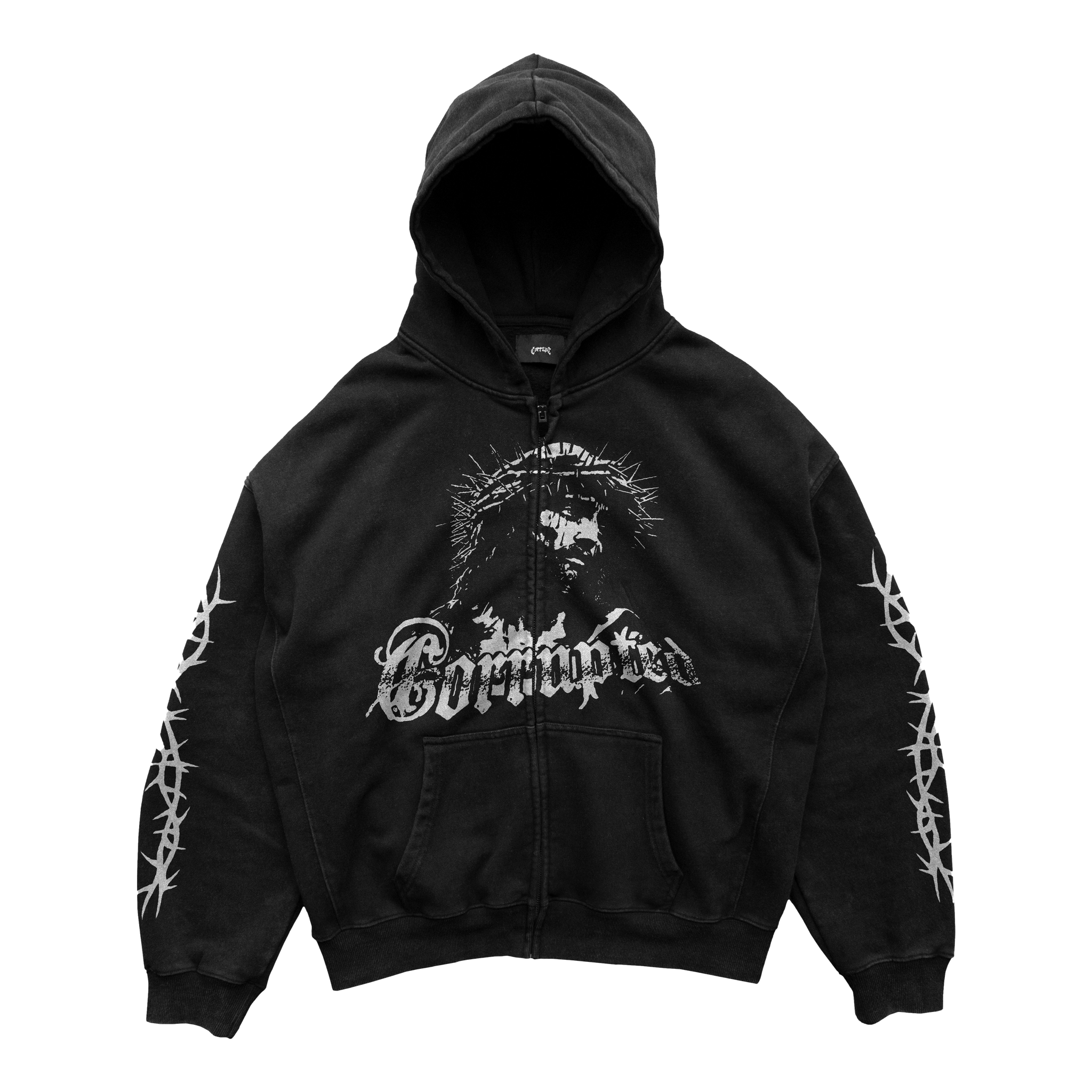 CHRIST THROUGH CORRUPTION ZIP-UP – Royalkliq