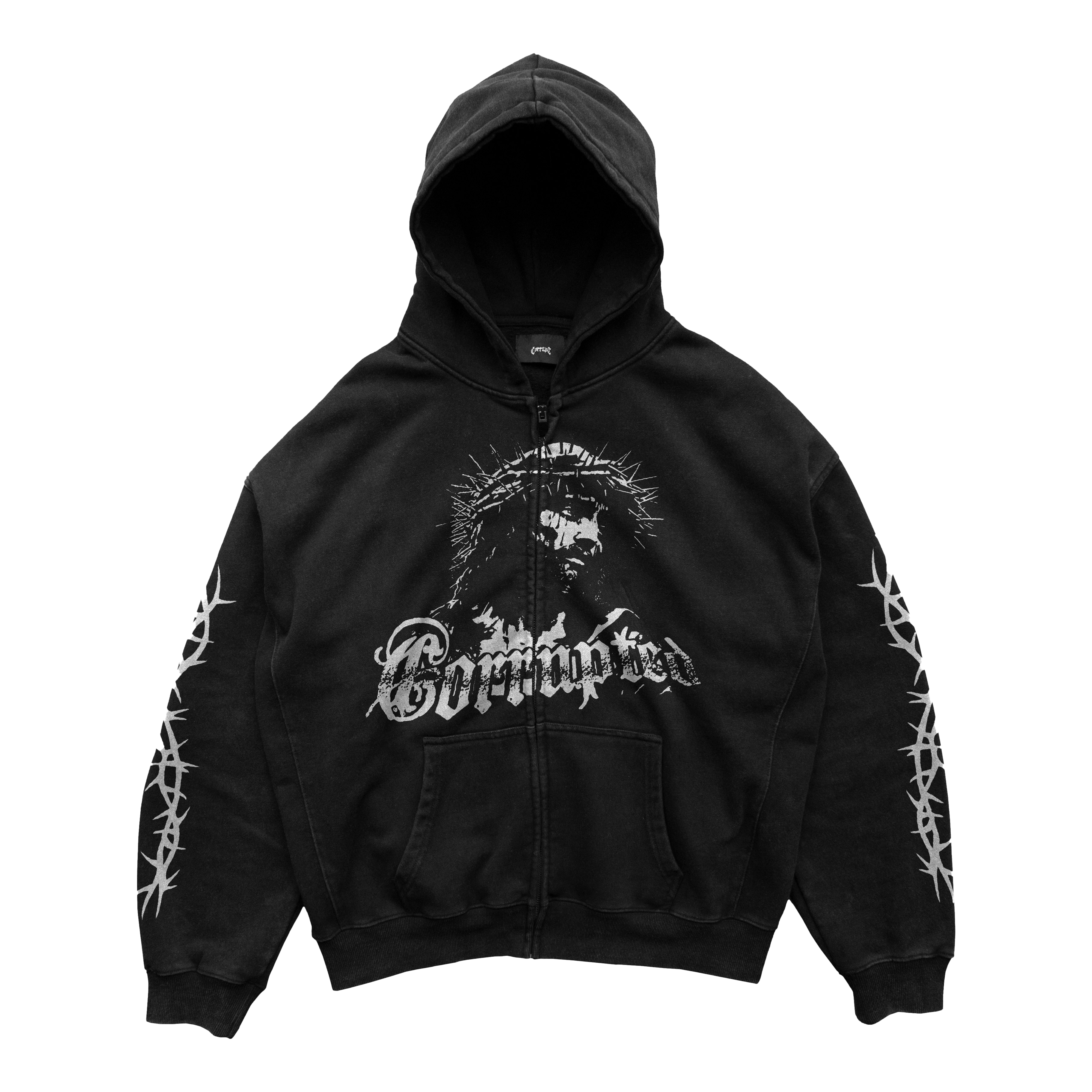 CHRIST THROUGH CORRUPTION ZIP-UP