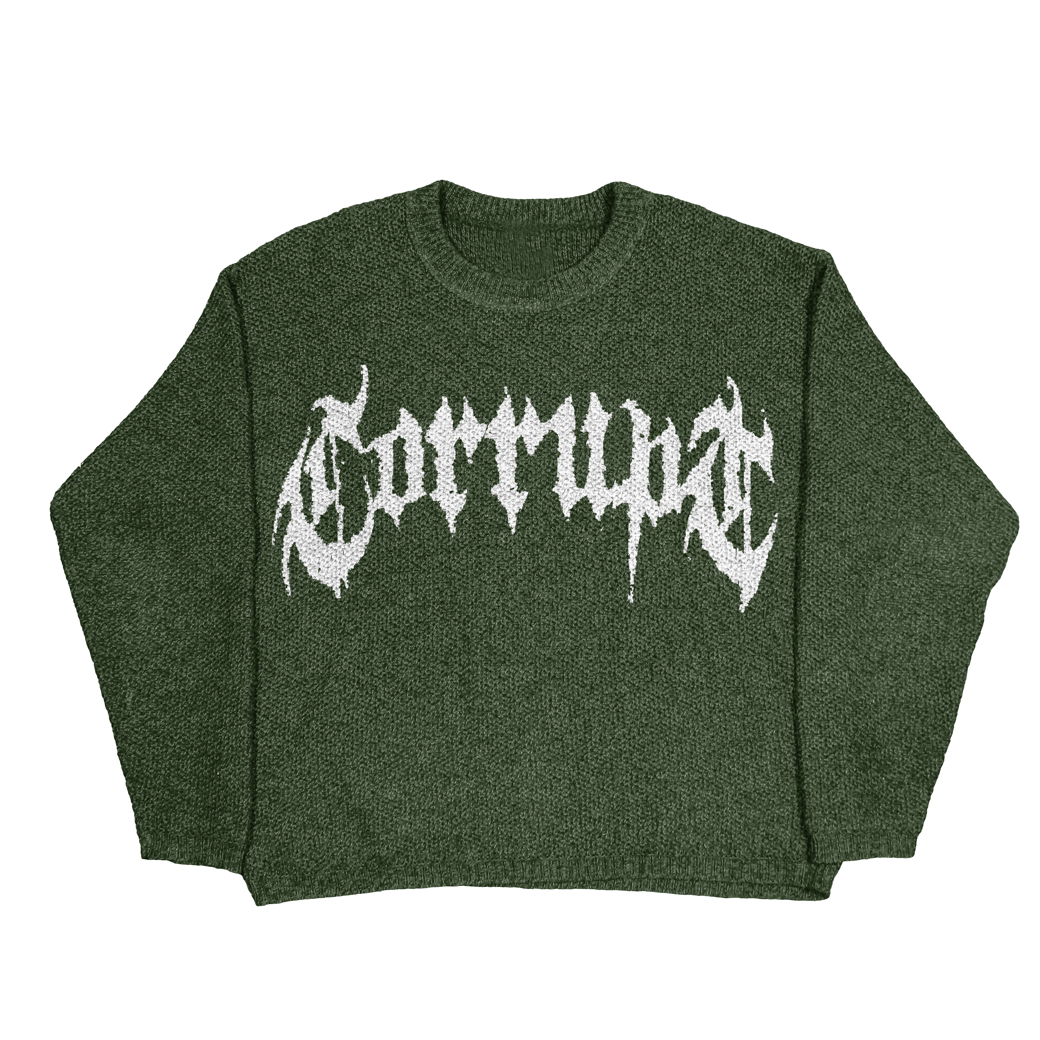 CORRUPT LOGO KNITTED SWEATERS