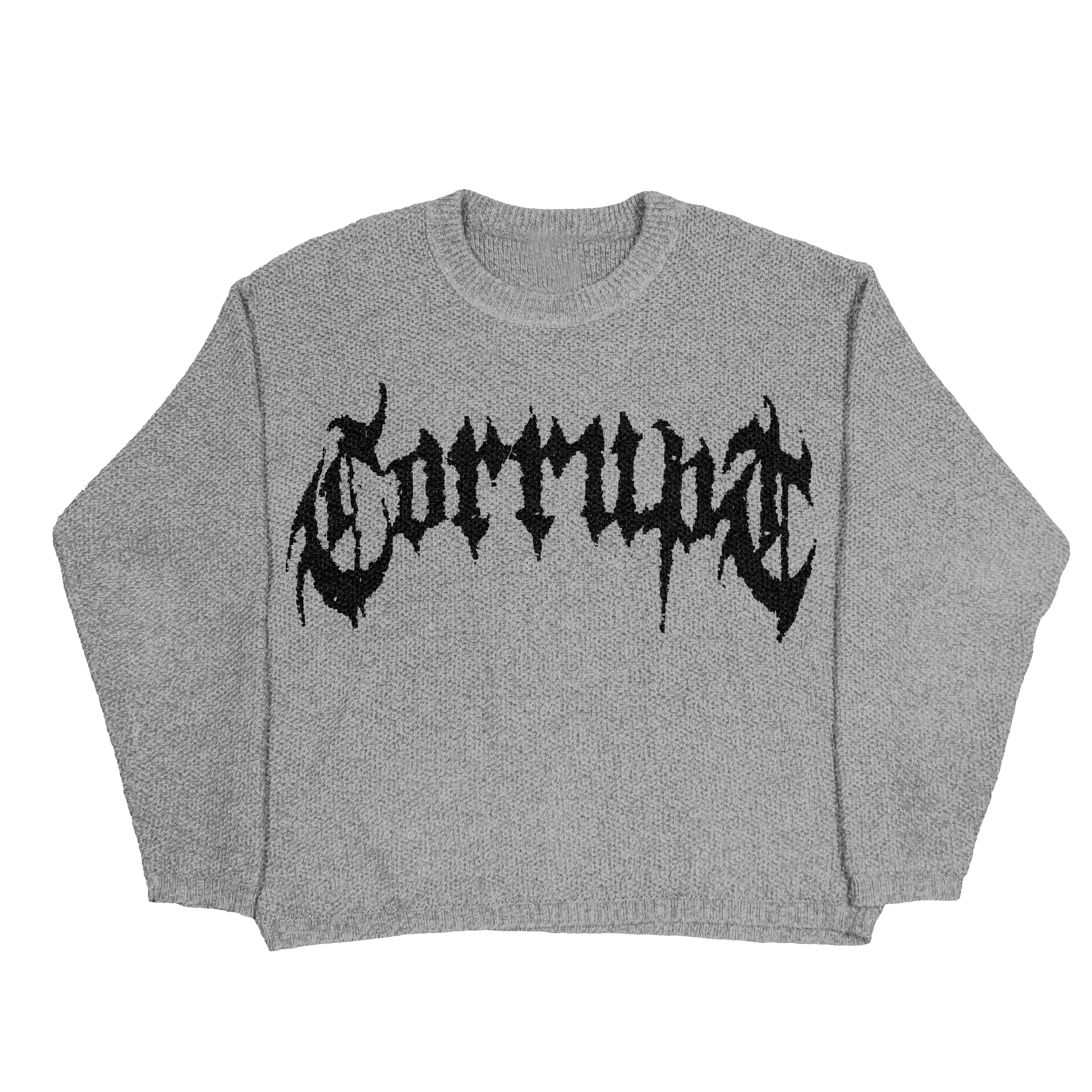 CORRUPT LOGO KNITTED SWEATERS